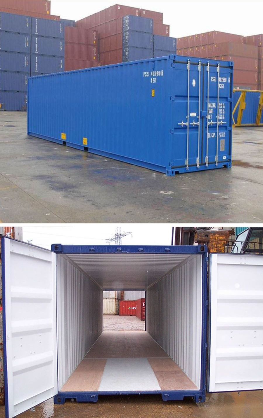 40FT Double Door Tunnel Container